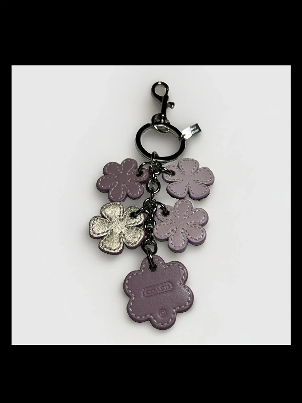 Coach Bag Charm Signature Daisy Floral Cluster,Japan Exclusive 2005 Style: 92238